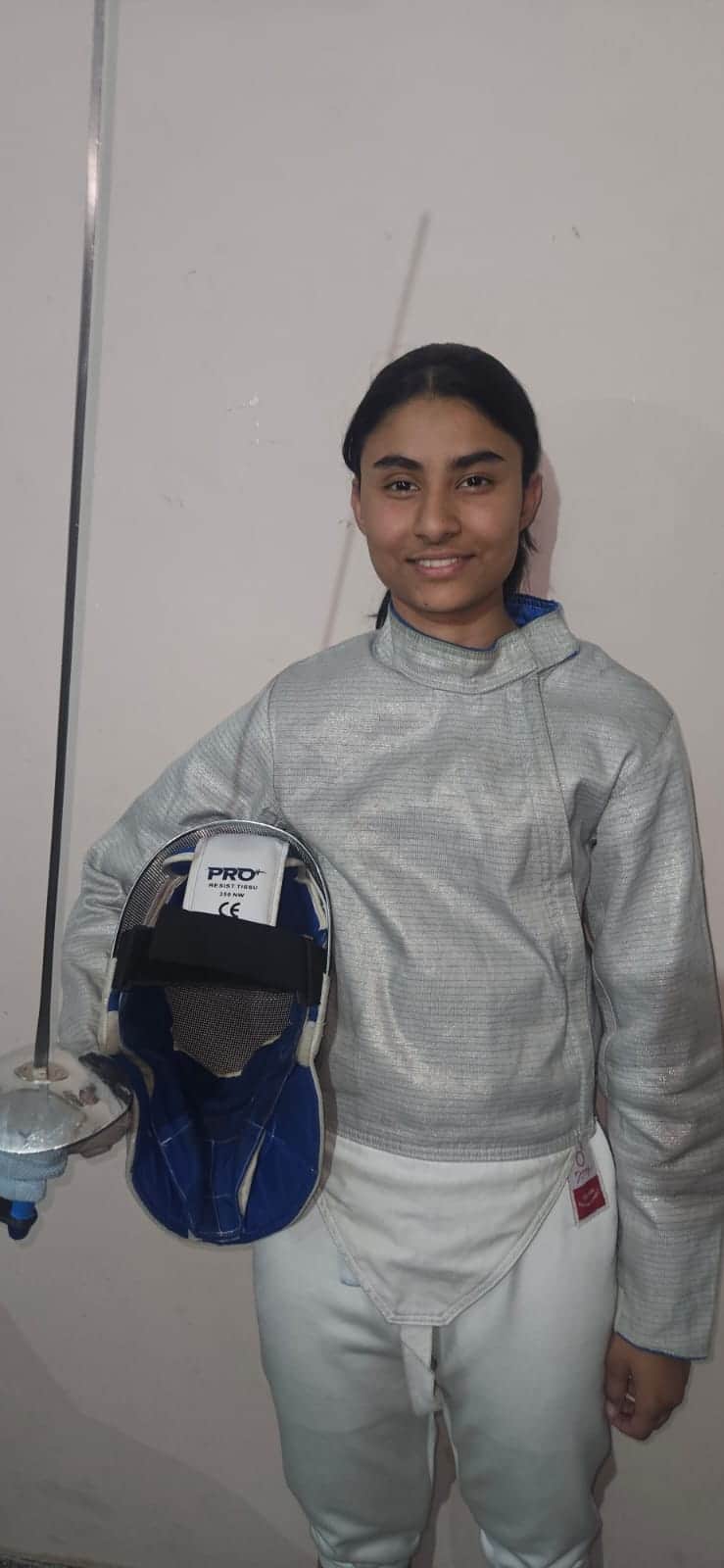 Ishita is earning name in fencing