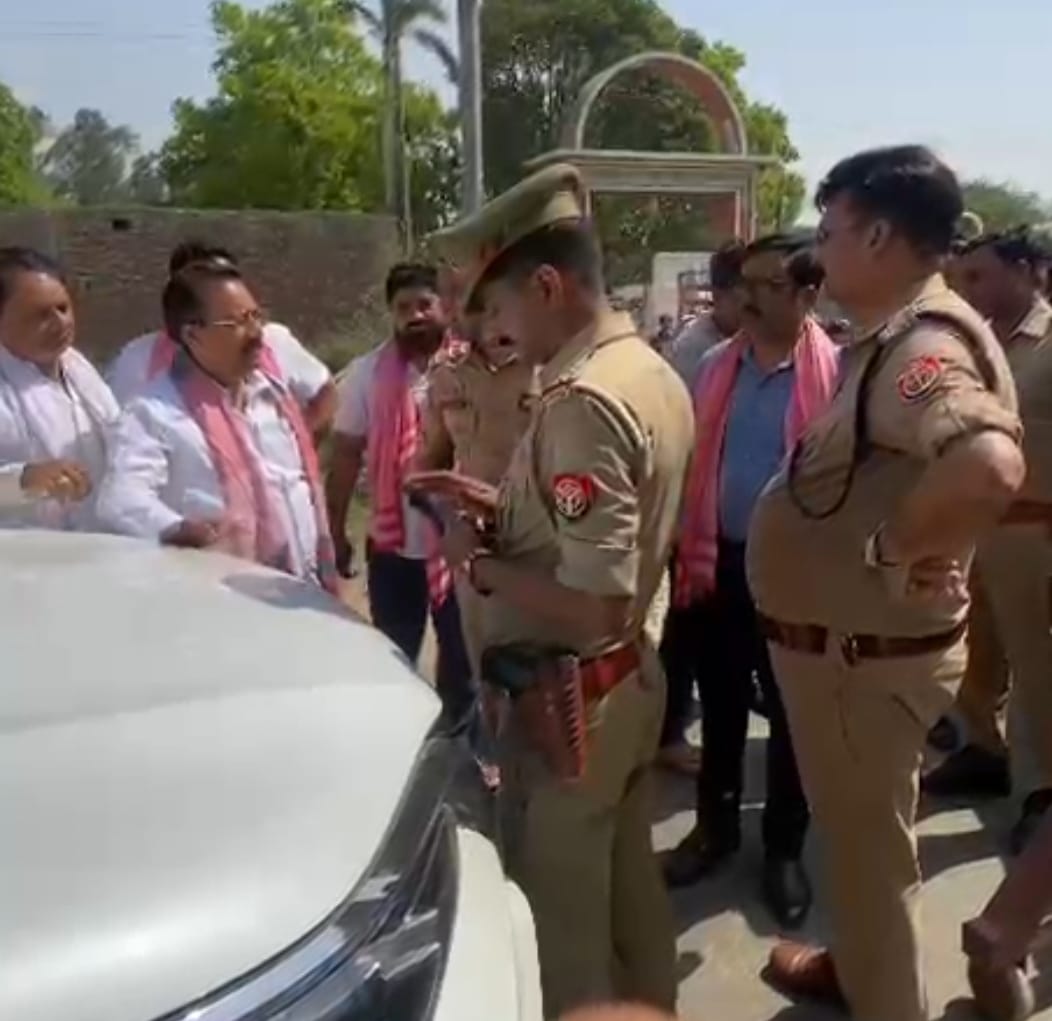 Politics escalates over Ambedkar controversy, former MLA Yogesh Verma stopped from going to Moradabad