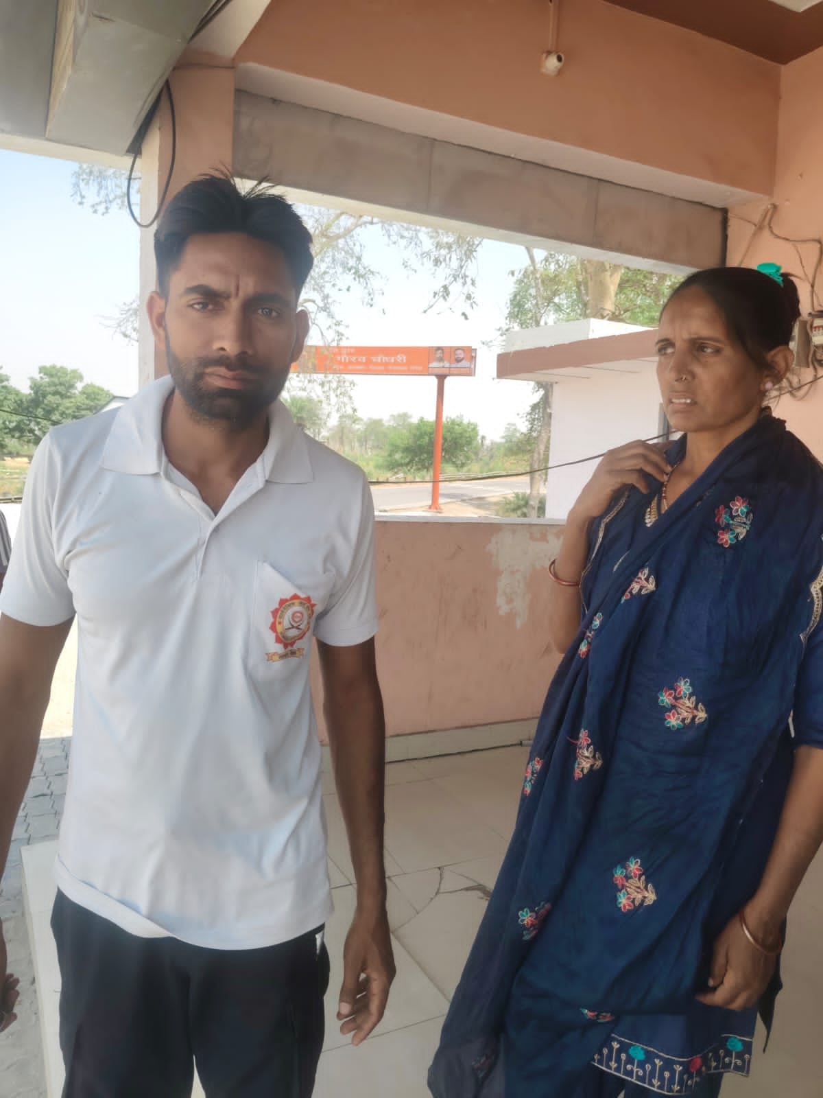 People rescued a woman who tried to jump into the Ganga canal.