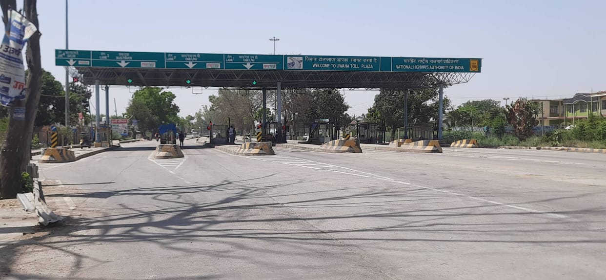 Vehicles shifted to expressway, toll collection reduced