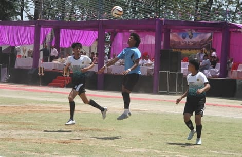 Under-19 Football Cup... Highland, Khaniyara and Dayanand School won the opening matches