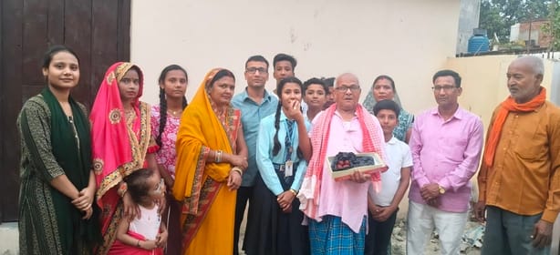 Daughters' Talent Shines Bright in Board Exams: Roshni Tops the District in High School, Arushi in Intermediate.