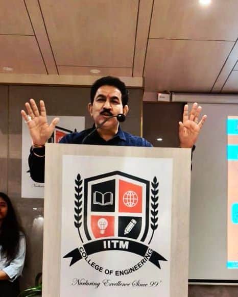 15-आईआईटीएम कॉलेज ऑफ इंजीनियरिंग में आयोजित कार्यक्रम में अपना संबोधन देते कंप्यूटर साइंस विभाग