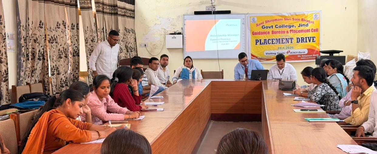 Placement Drive at Sain Bhagat Government College