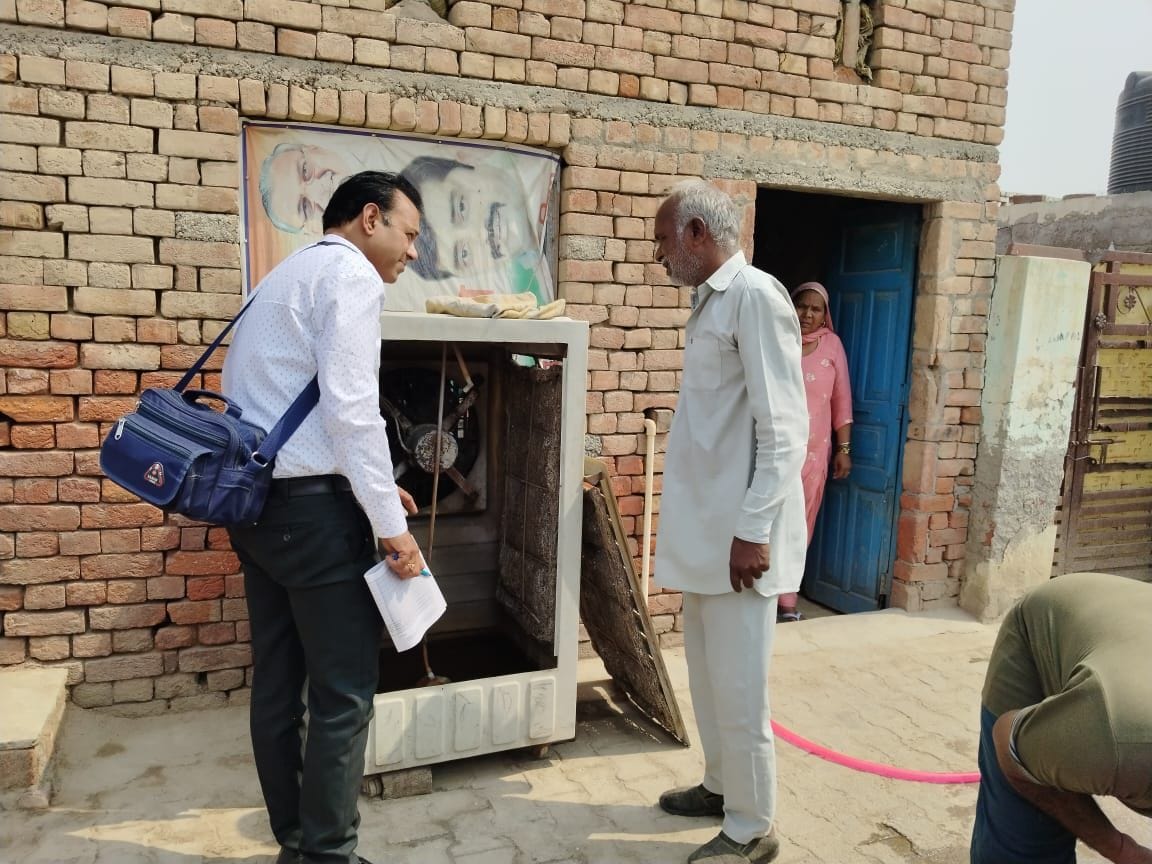 Went door-to-door to provide information on cancer prevention.