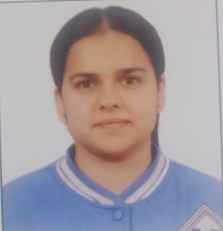 Akanksha secured a spot in the merit list