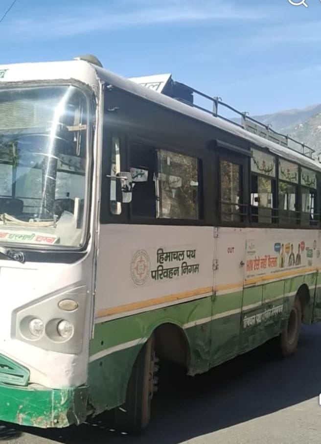 HRTC Bus on Chamba-Gharmani Route Breaks Down Mid-Journey