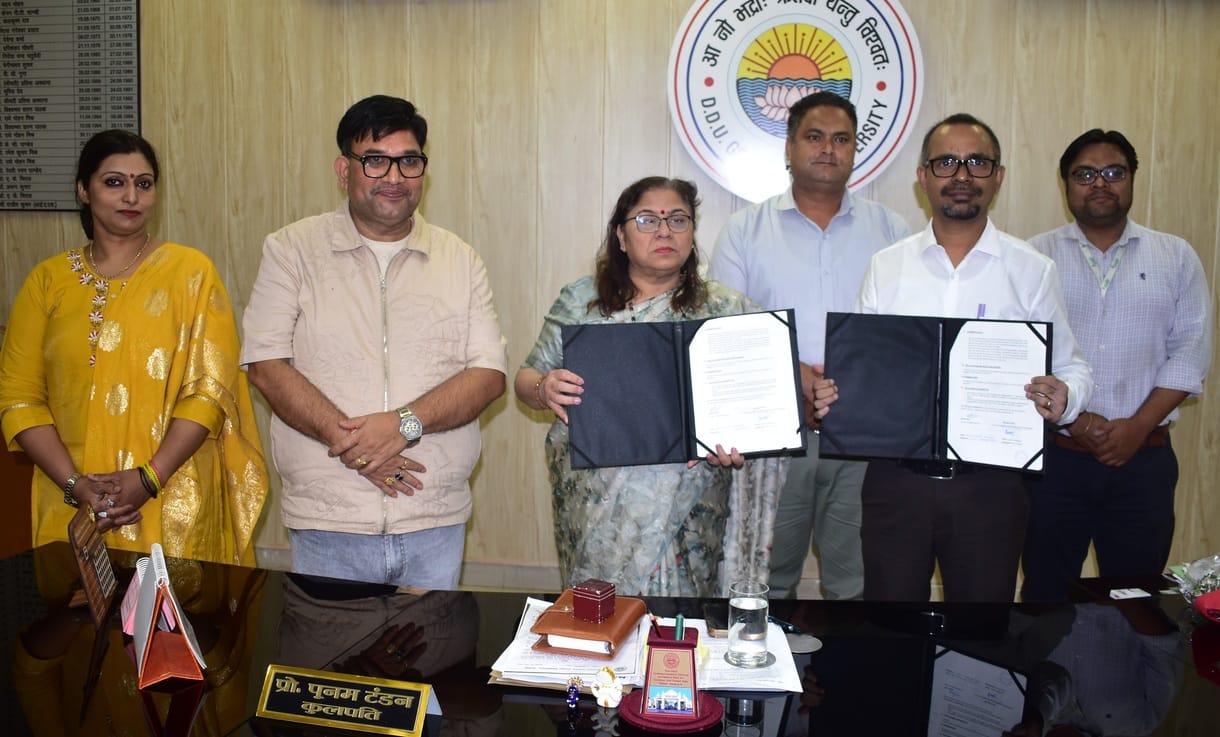 MoU signed between Gorakhpur University and Anudeep Foundation