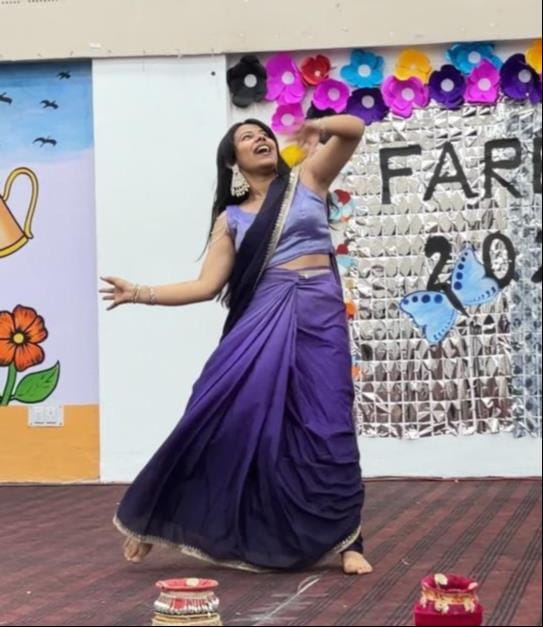Tanisha became Miss Farewell and Harshita became Miss Beautiful
