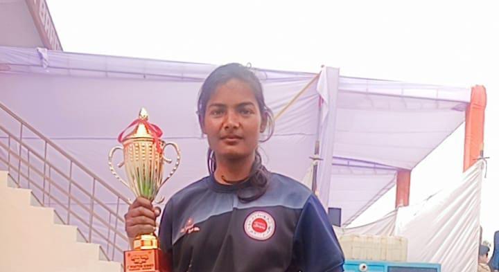 Shruti of Dundarheri village made her name shine in Kabaddi.