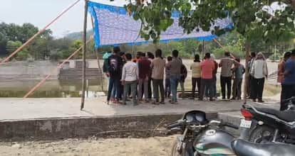 body of young man found in pond within Kusmunda police station area of Korba district