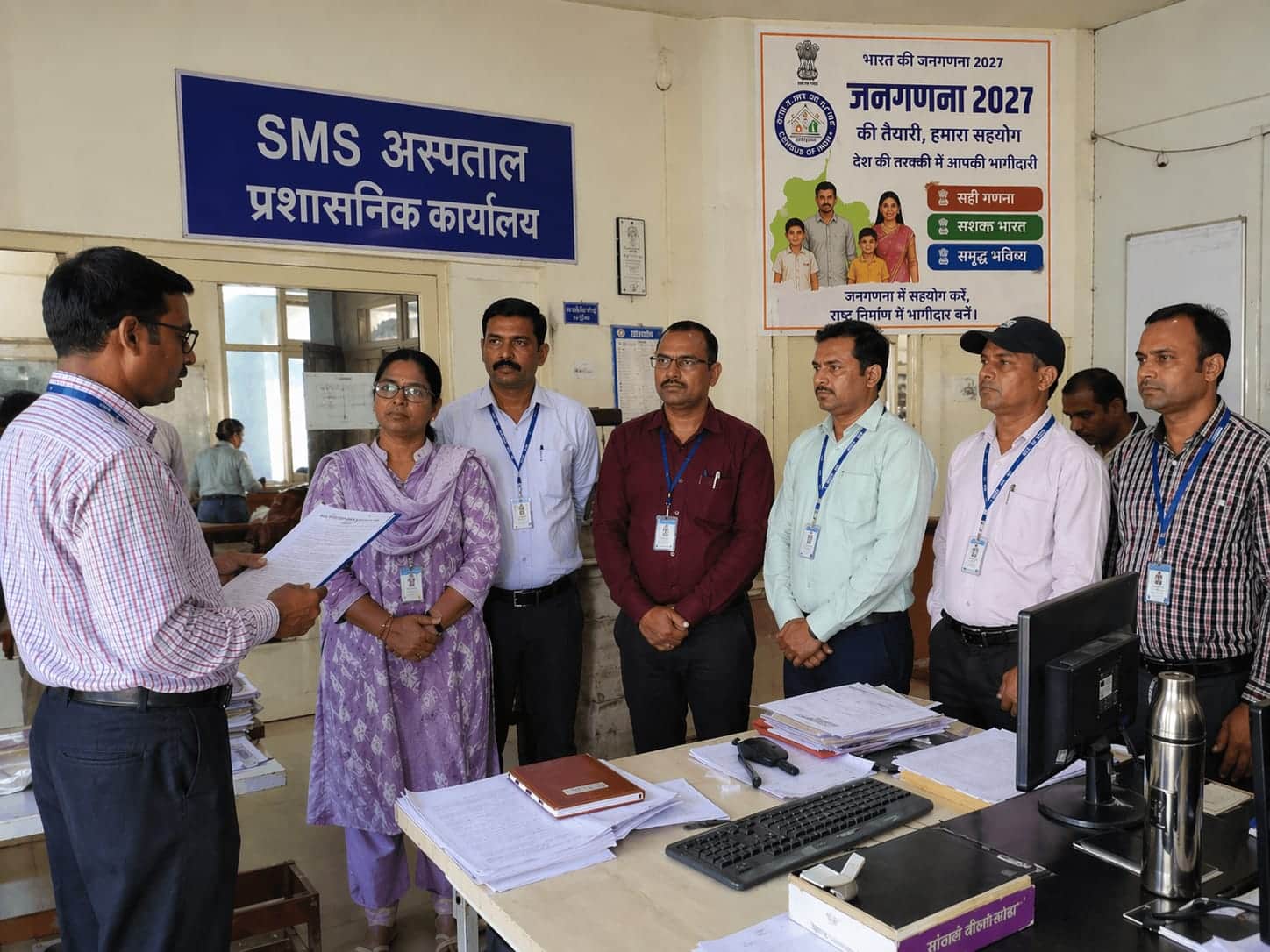 सवाई मानसिंह अस्पताल,  प्रशासनिक कार्यालय
