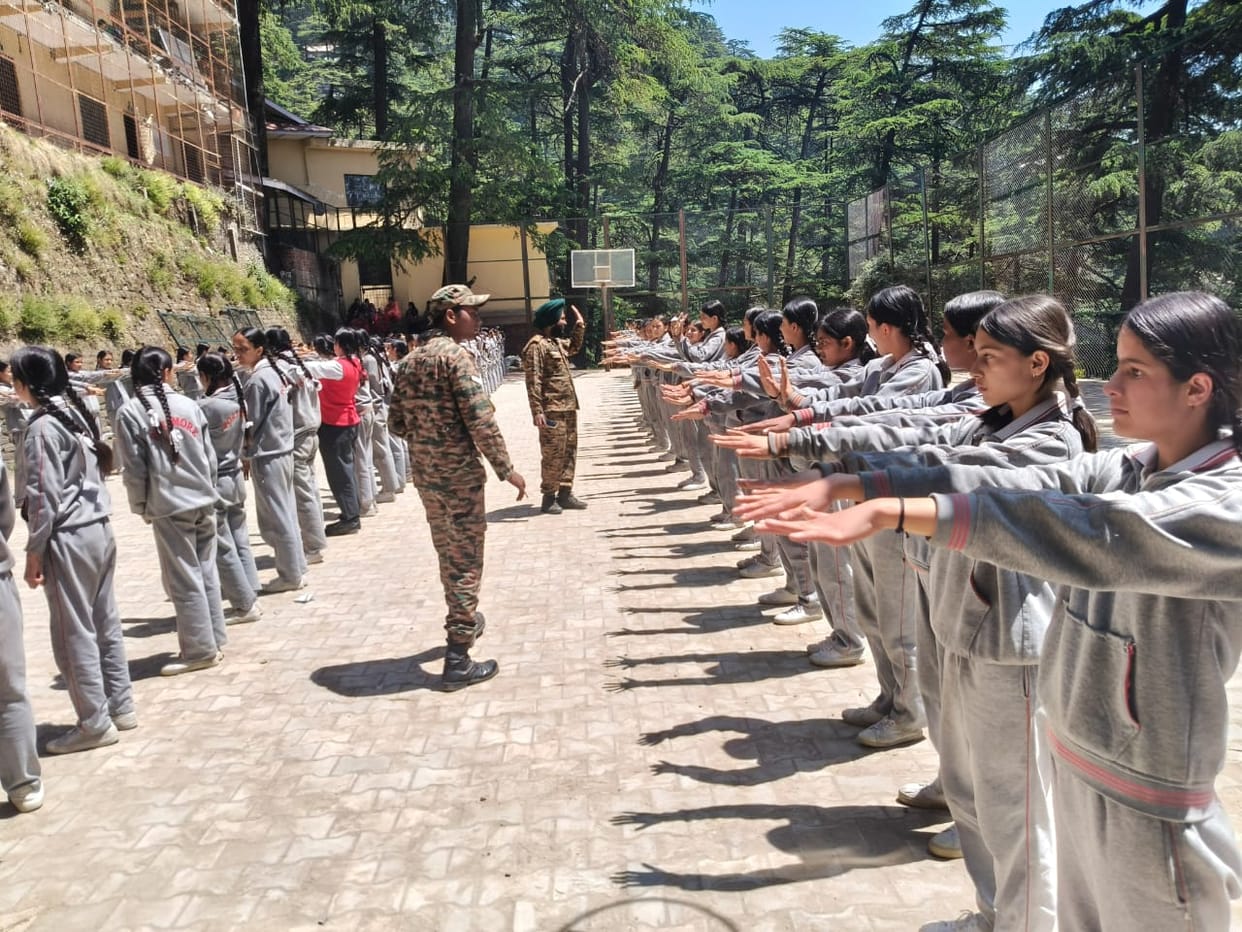 Portmore girl students show enthusiasm to become NCC cadets