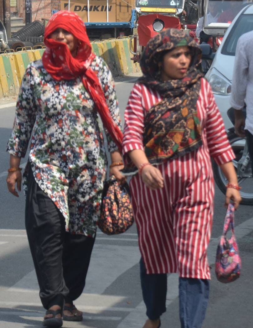 Temperature dropped by one degree, no relief from scorching heat