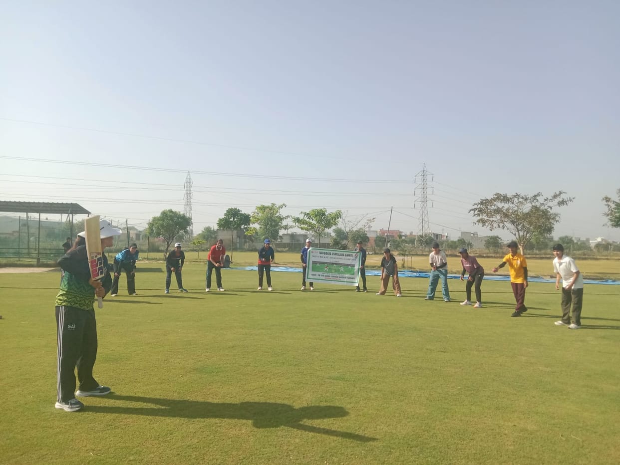 Nalavodaya Vidyalaya Team Engaged in Practice Camp for National Cricket Tournament