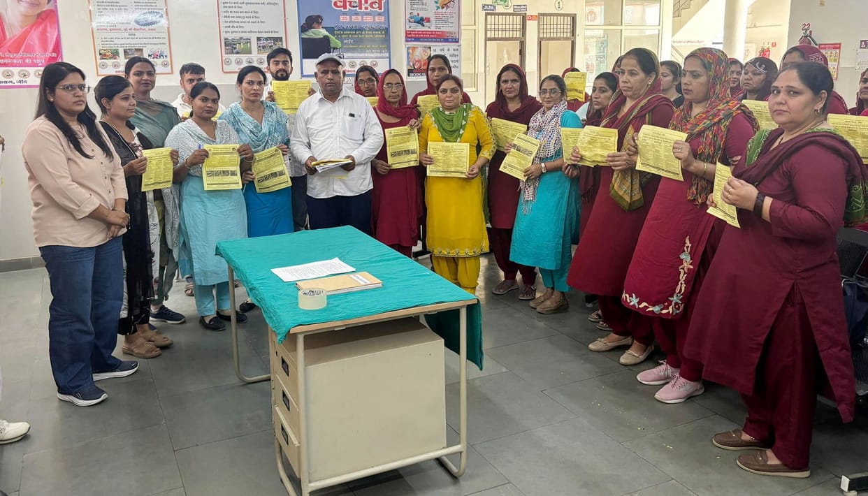 Awareness was created about malaria in Naguran by taking out a rally.