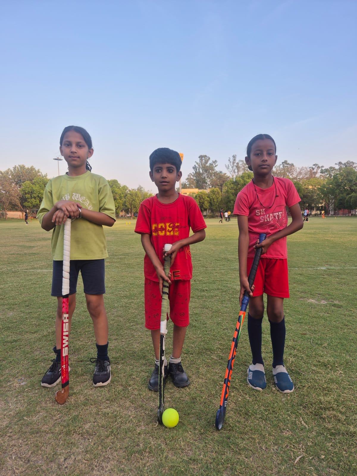 50 players honing their hockey skills every morning and evening