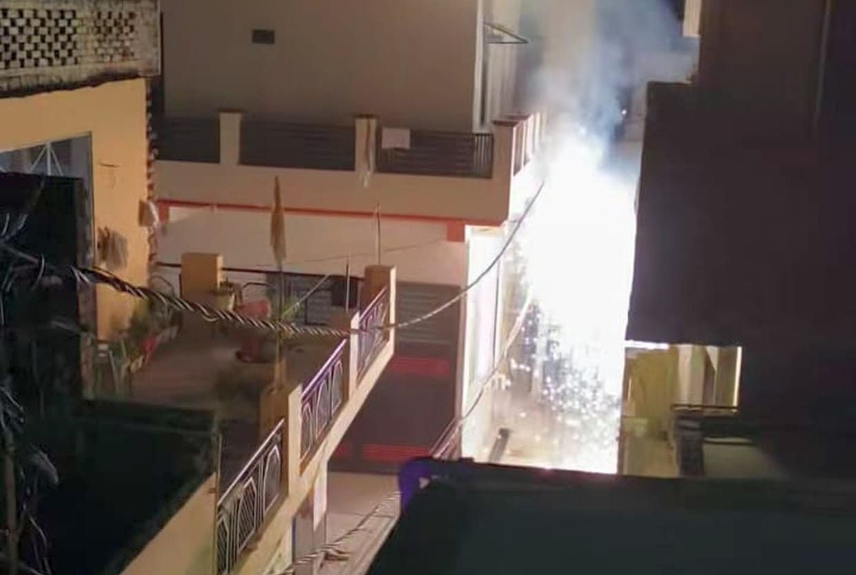 Consumers created ruckus at the substation due to power failure.