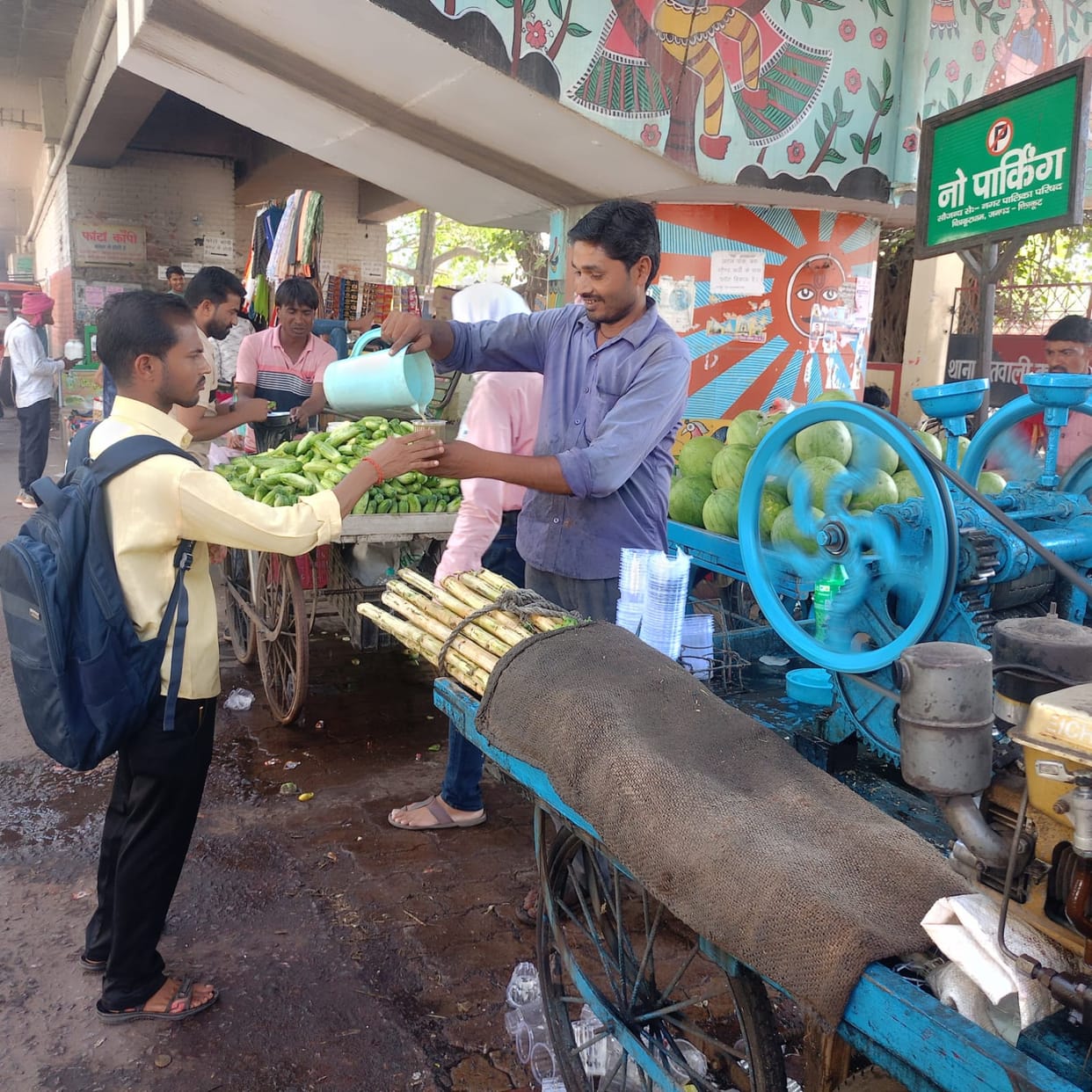 Demand for Indian drinks increased to beat the heat.