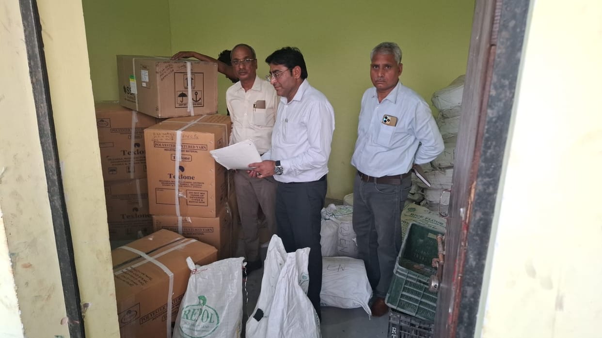 A factory manufacturing counterfeit products was raided and a large quantity of goods was recovered.