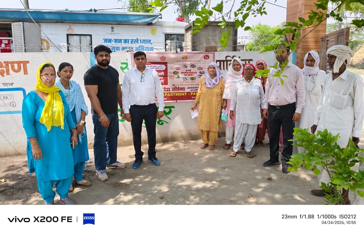 The mobile team set up a camp in Aluppur and examined 65 villagers and made them aware.
