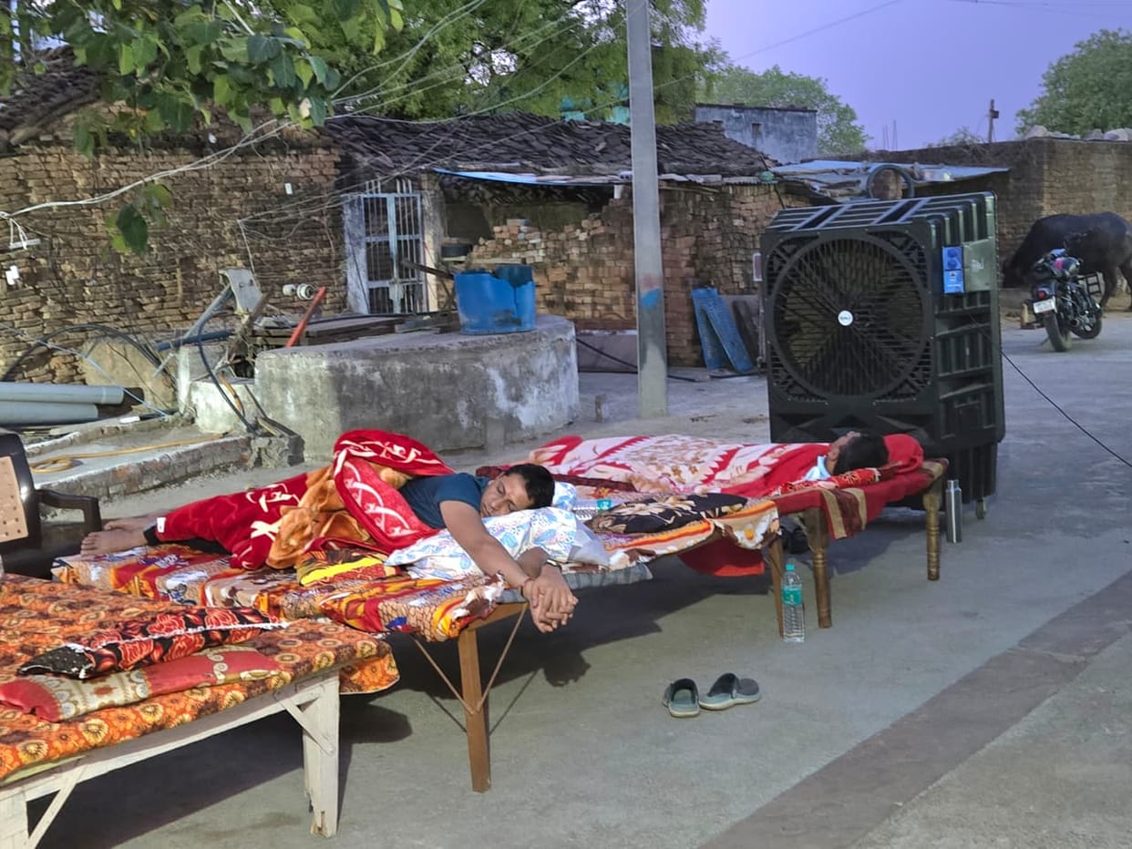 Datia Collector and SP spent the night on a cot in Bikar village, held a public meeting and listened to