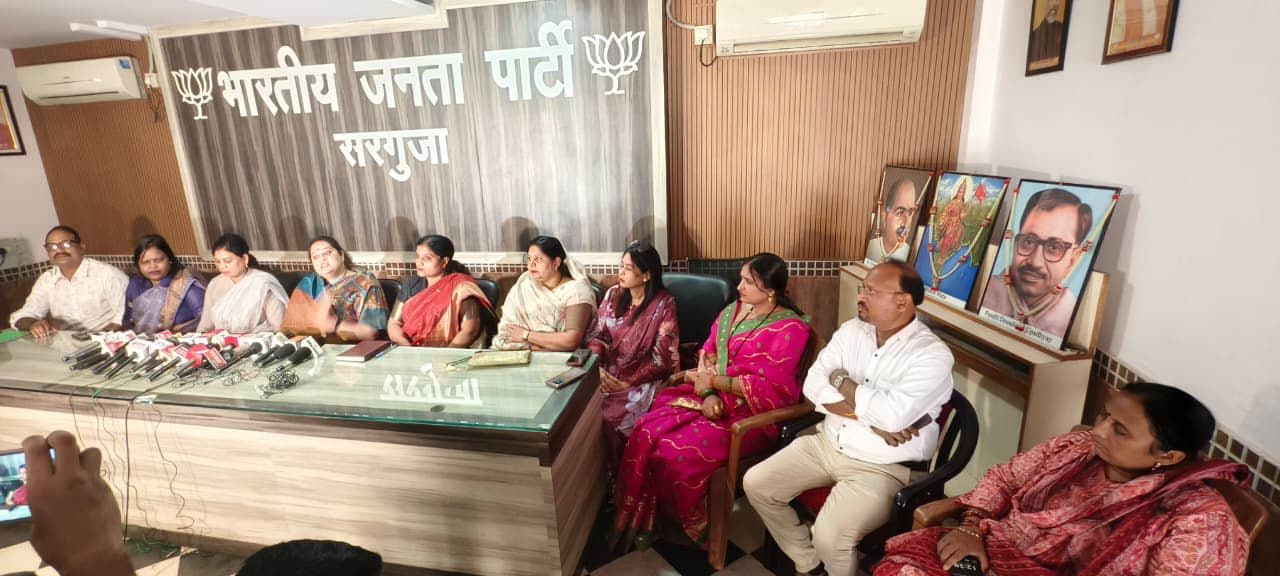 जिला पंचायत सदस्य दिव्या सिंह सिसोदिया की प्रेस वार्ता