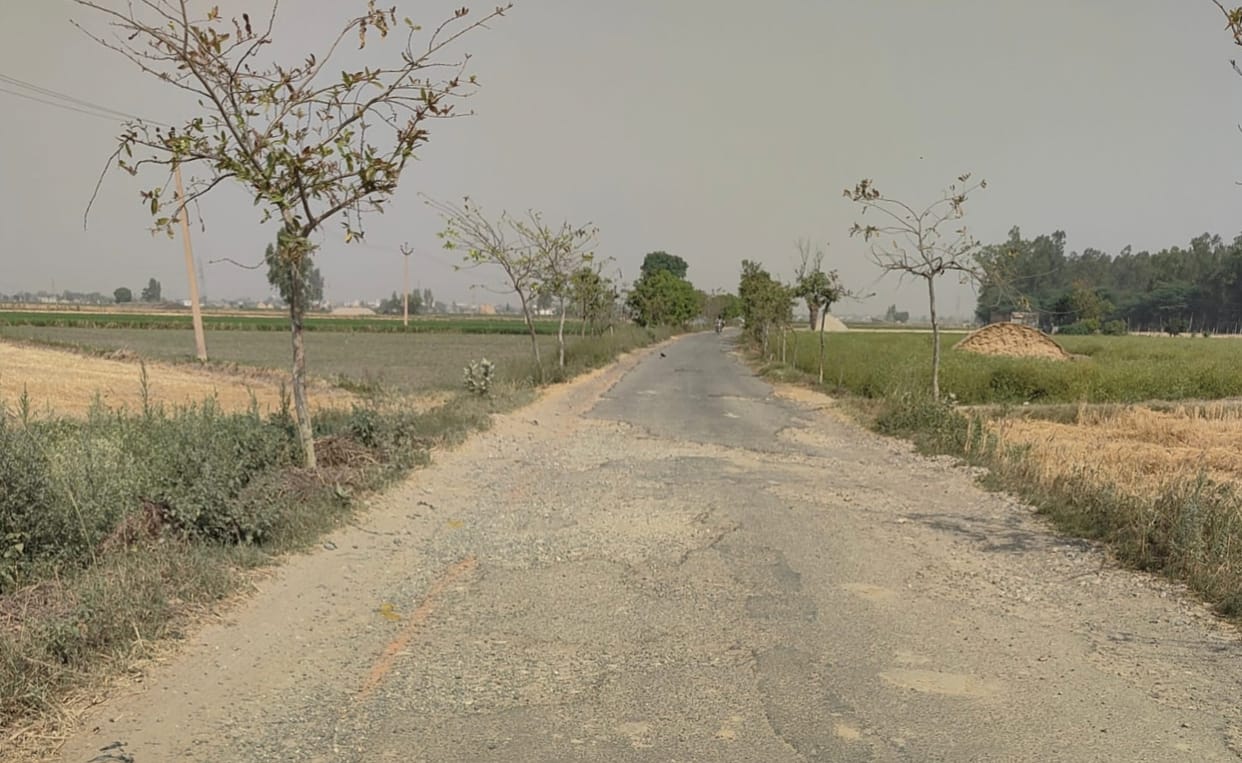 It takes an hour to travel two kilometres on a dilapidated road.