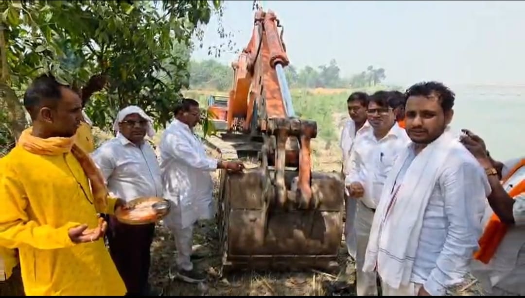 Flood control work on Sharda river begins at a cost of Rs 15.75 crore, hope for flood relief