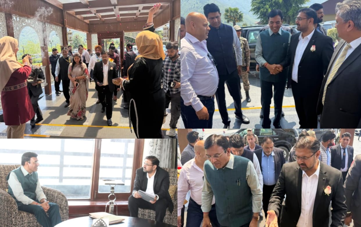 Srinagar, Satish Sharma, Sports Minister, Meet, Union Minister, Manshukh Mandvia
