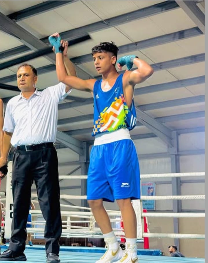 Boxer Kartik from Kultaran village is making his name shine