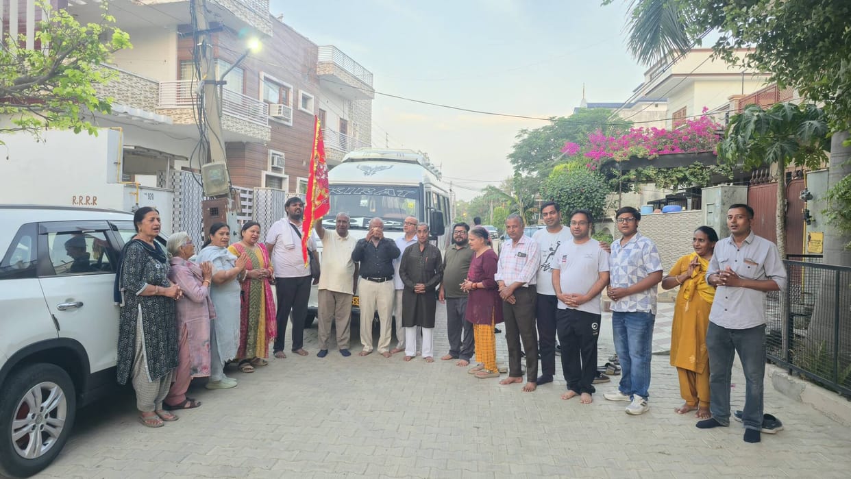 The first free journey of Maa Jwala Ji departs