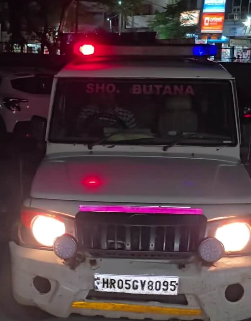 The drunken brother and friends of the councillor tried to run over the policemen with their car.