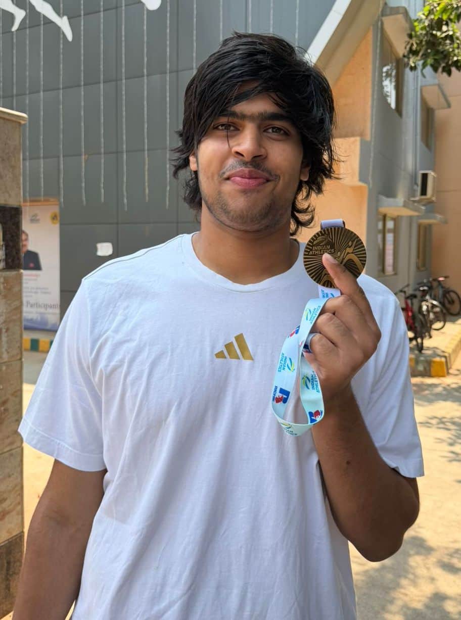 3-भारतीय टीम में स्थान बनाने वाले रोहतक के एथलीट निश्चय । स्रोत कोच