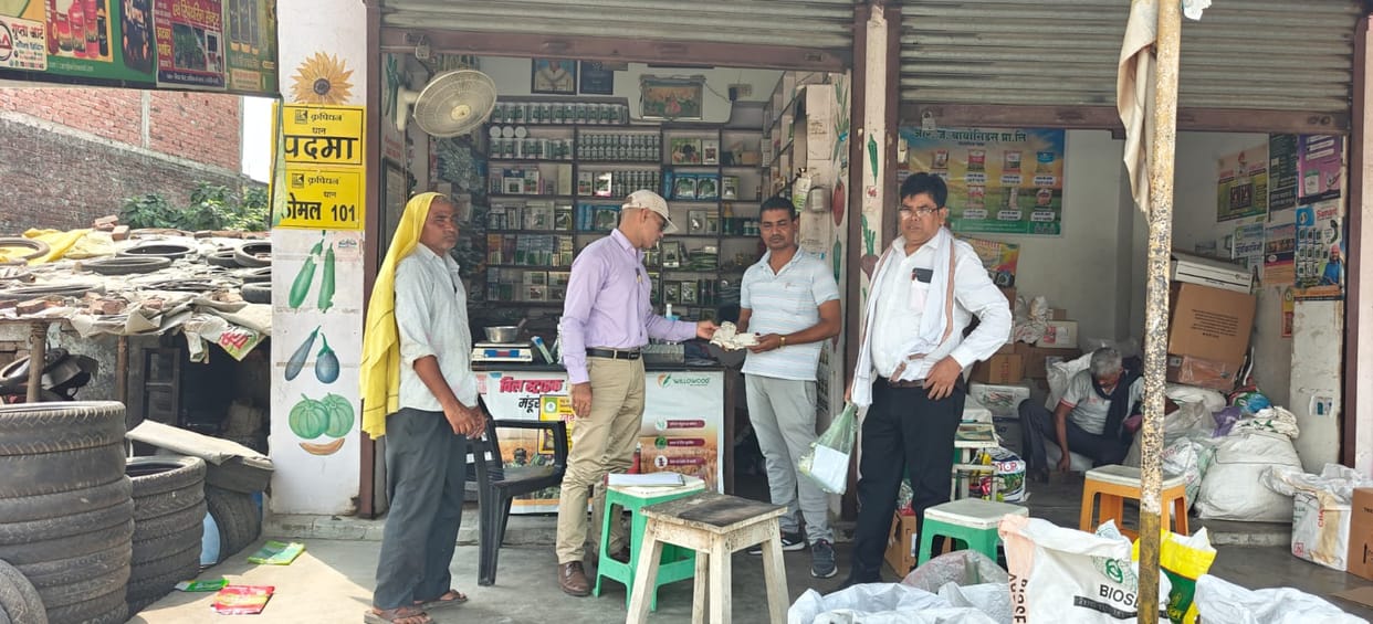 15 samples of pesticides were taken from 18 shops, notices were issued to two