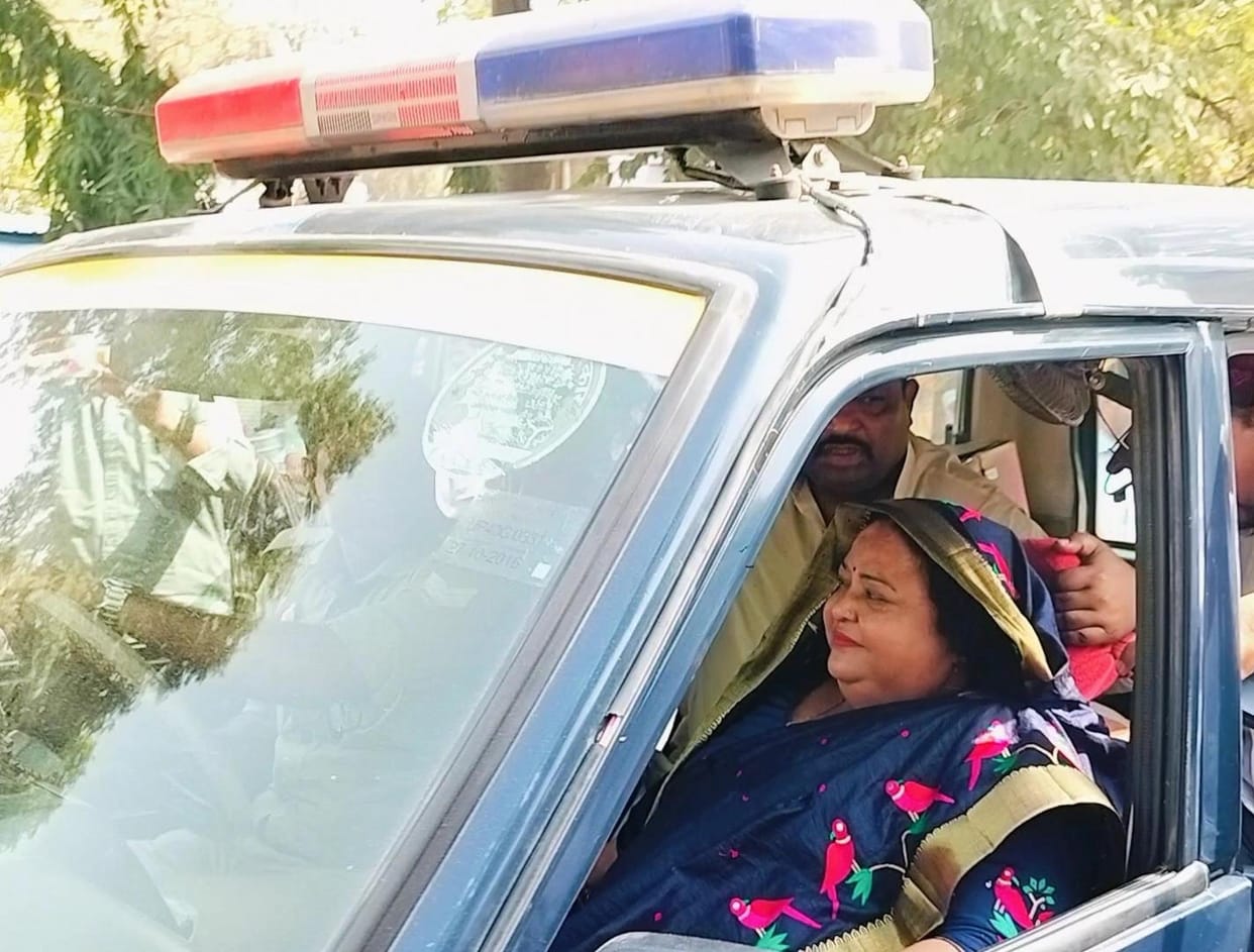 Sadar MLA sustained burn injuries while burning an effigy