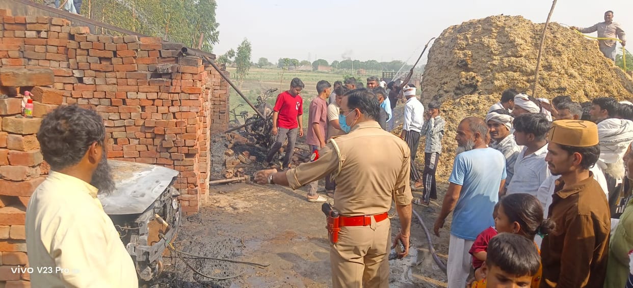 Farmer's bike, car and tractor burnt in fire