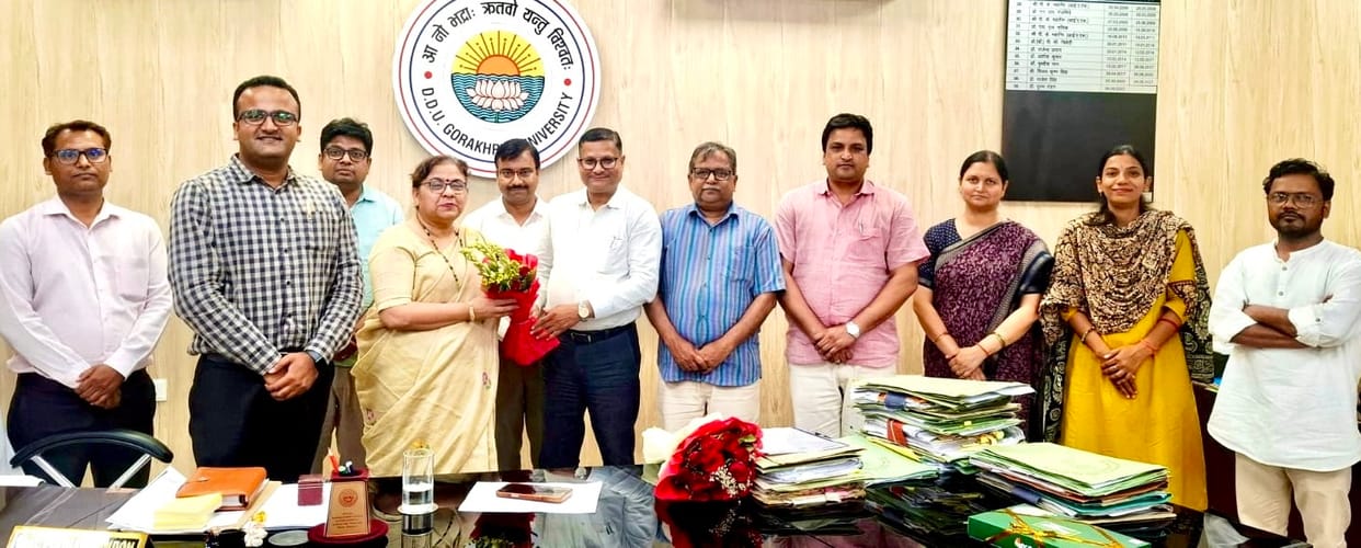 Professor Vimlesh Mishra has been appointed as the head of the Hindi department at Gorakhpur University.