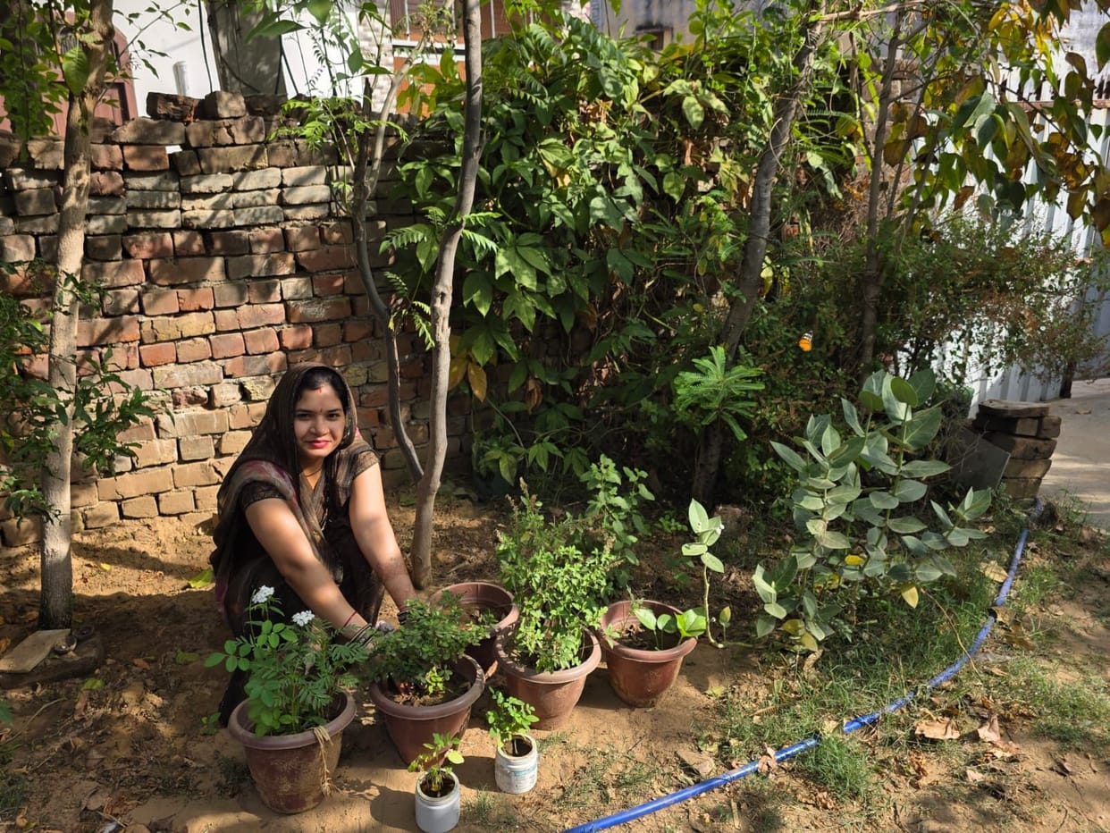 Aarti's Garden Becomes the Foundation of Worship