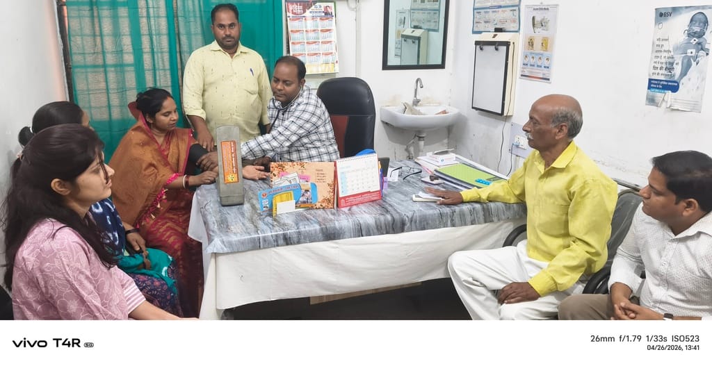 The health fair saw a large number of patients suffering from sore throat, respiratory problems and viral infections.