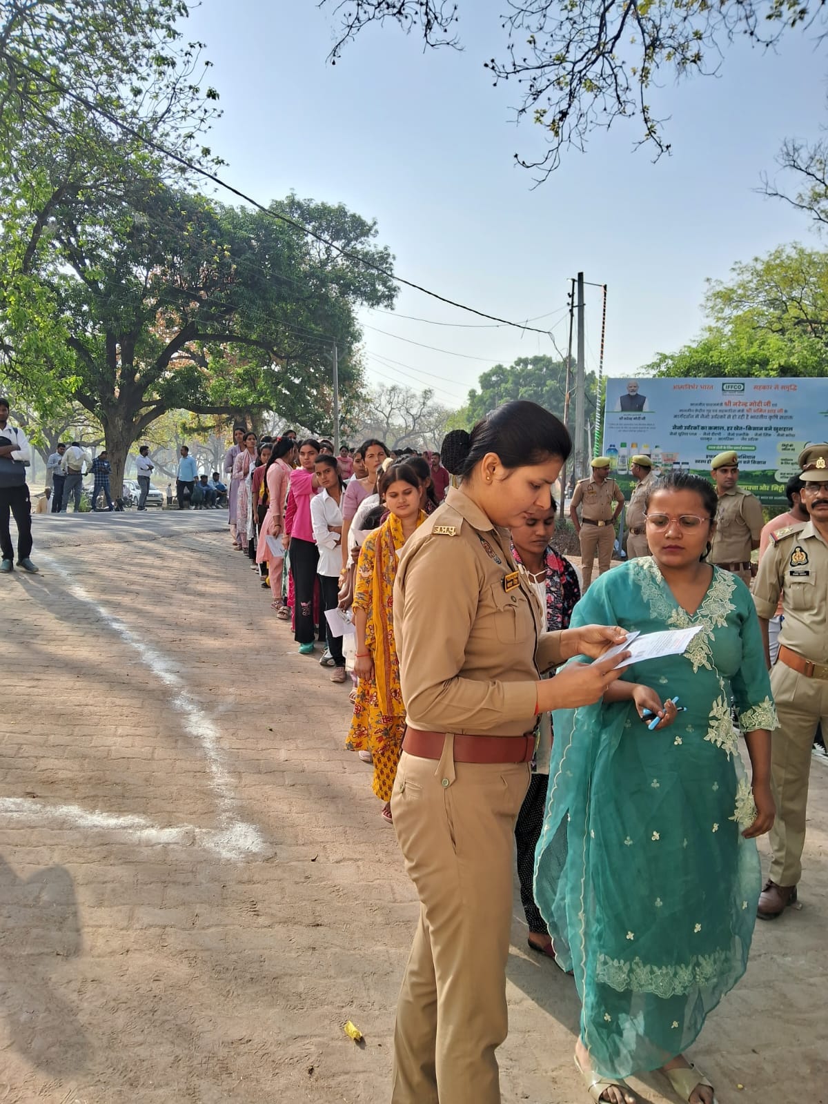 More than 70 percent candidates appeared in the Home Guard recruitment exam.