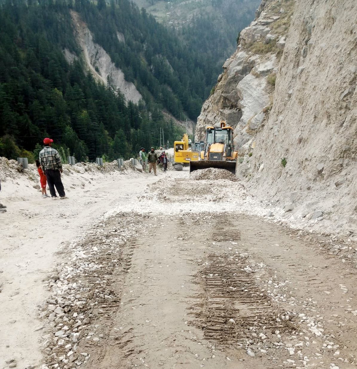 Rejuvenation of the Kadcham-Sangla-Chitkul road connecting the indigenous border has begun.