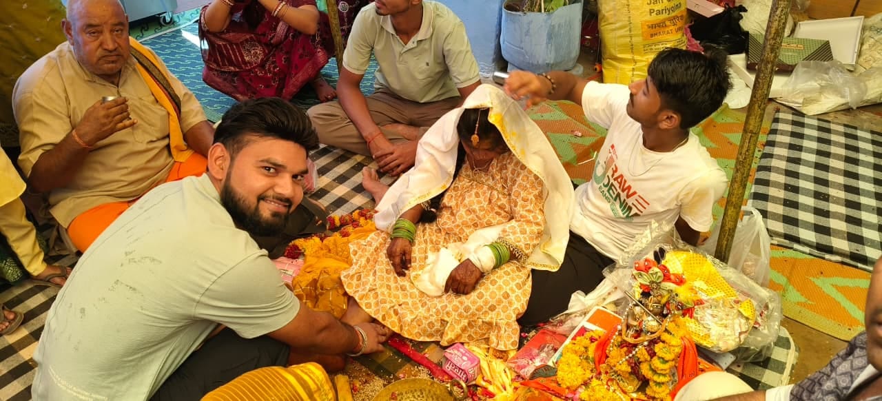 मुरैना में अनोखी शादी