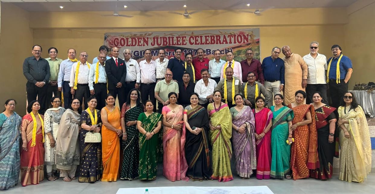Students of 1976 batch of Government Inter College Meerut gathered on Golden Jubilee.
