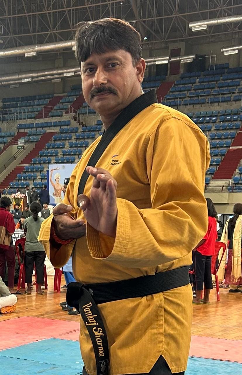 Pankaj Sharma will participate in the National Taekwondo Competition