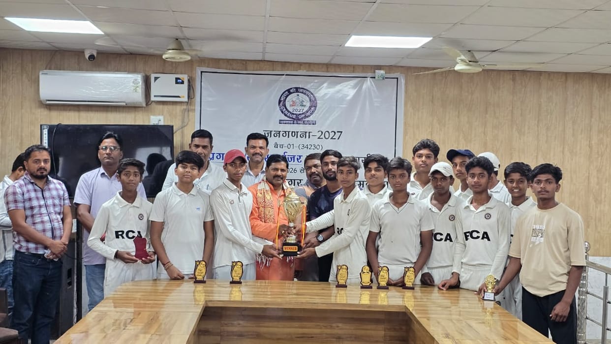 Players of the Champion Cricket Team Honored