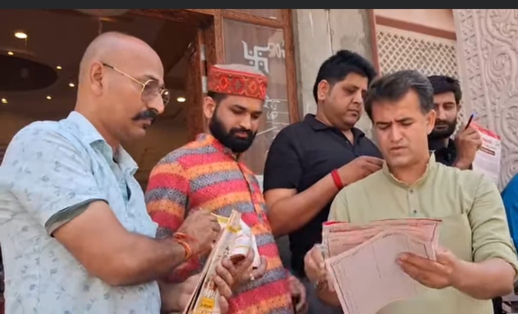 cow signature abhiyaan in ponta continues on sunday