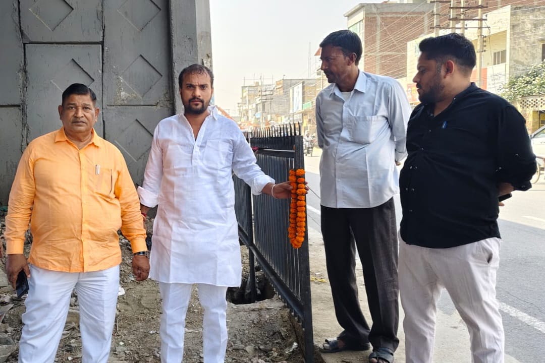 Installation of grills under the flyover started at a cost of Rs 12 lakh.