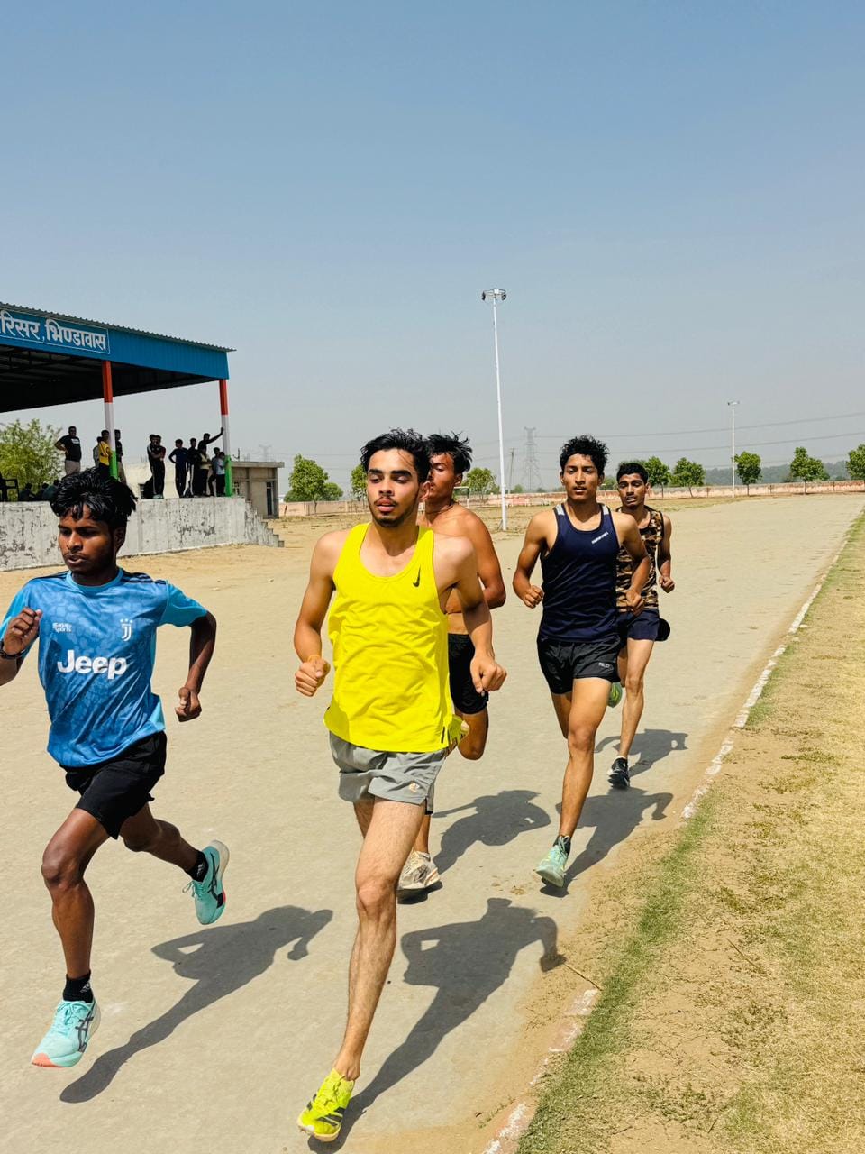 Sushant ran the fastest among boys and Payal ran the fastest among girls.