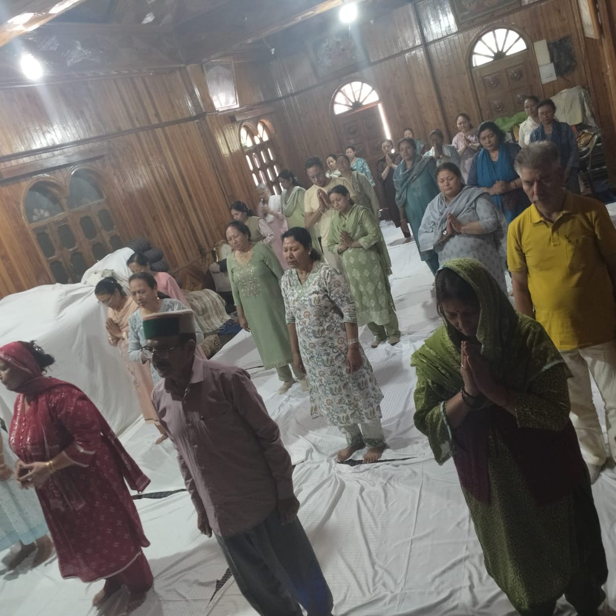 Art of Living organised refresher camp